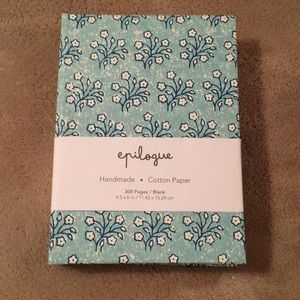 Epilogue Handmade Paper Writers Journal 300pg NWOT